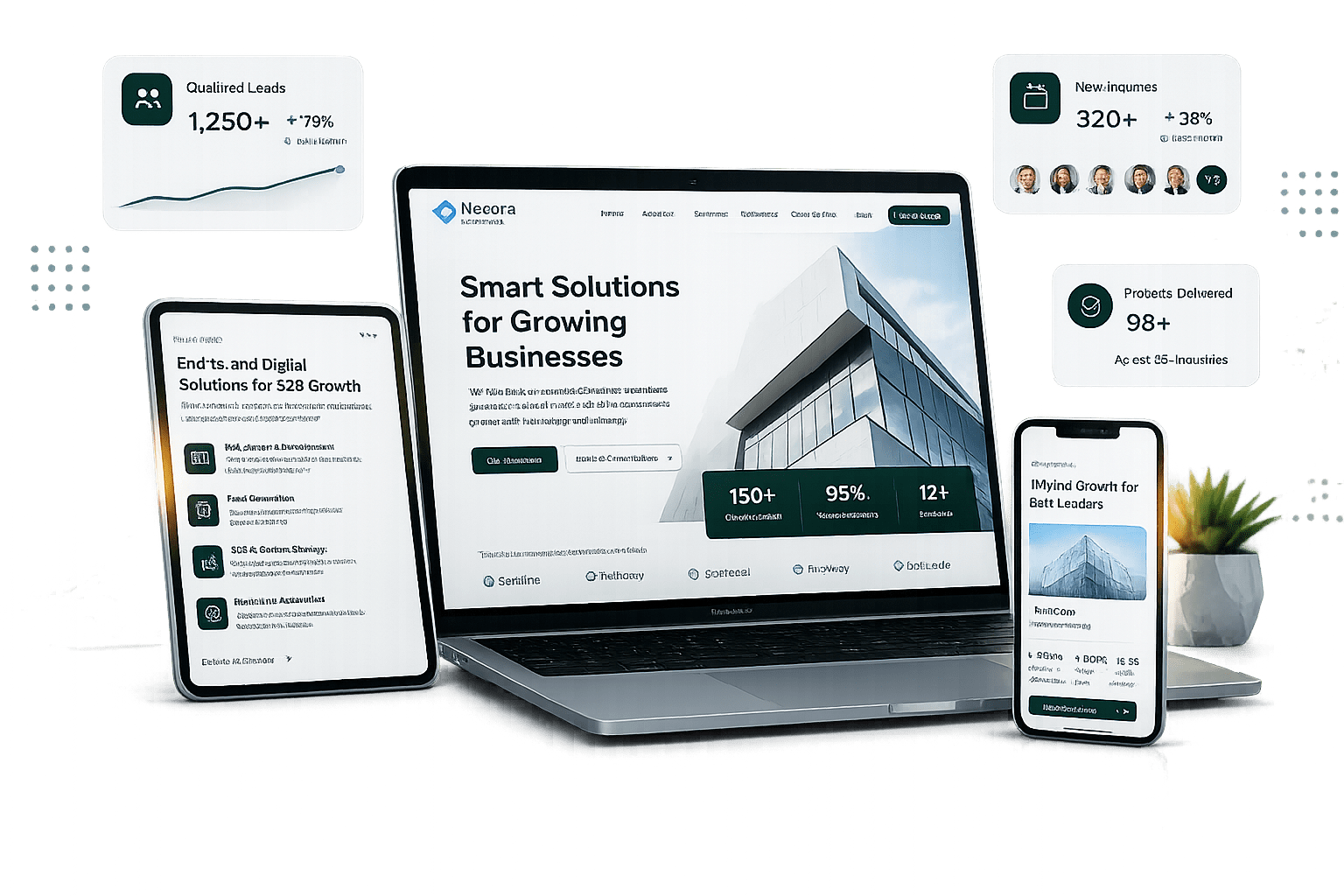 B2B Website Mockup